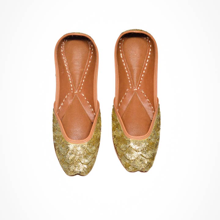 Mojabella - Wholesale Flats – Women’s - Glittery Mess Moja Jutti3