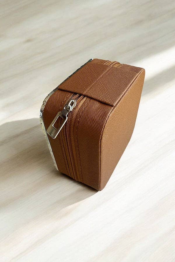 Andrea Bijoux - Wholesale Jewelry Box/Organizer - WESTERN PATTERN METAL PLATE JEWELRY BOX3