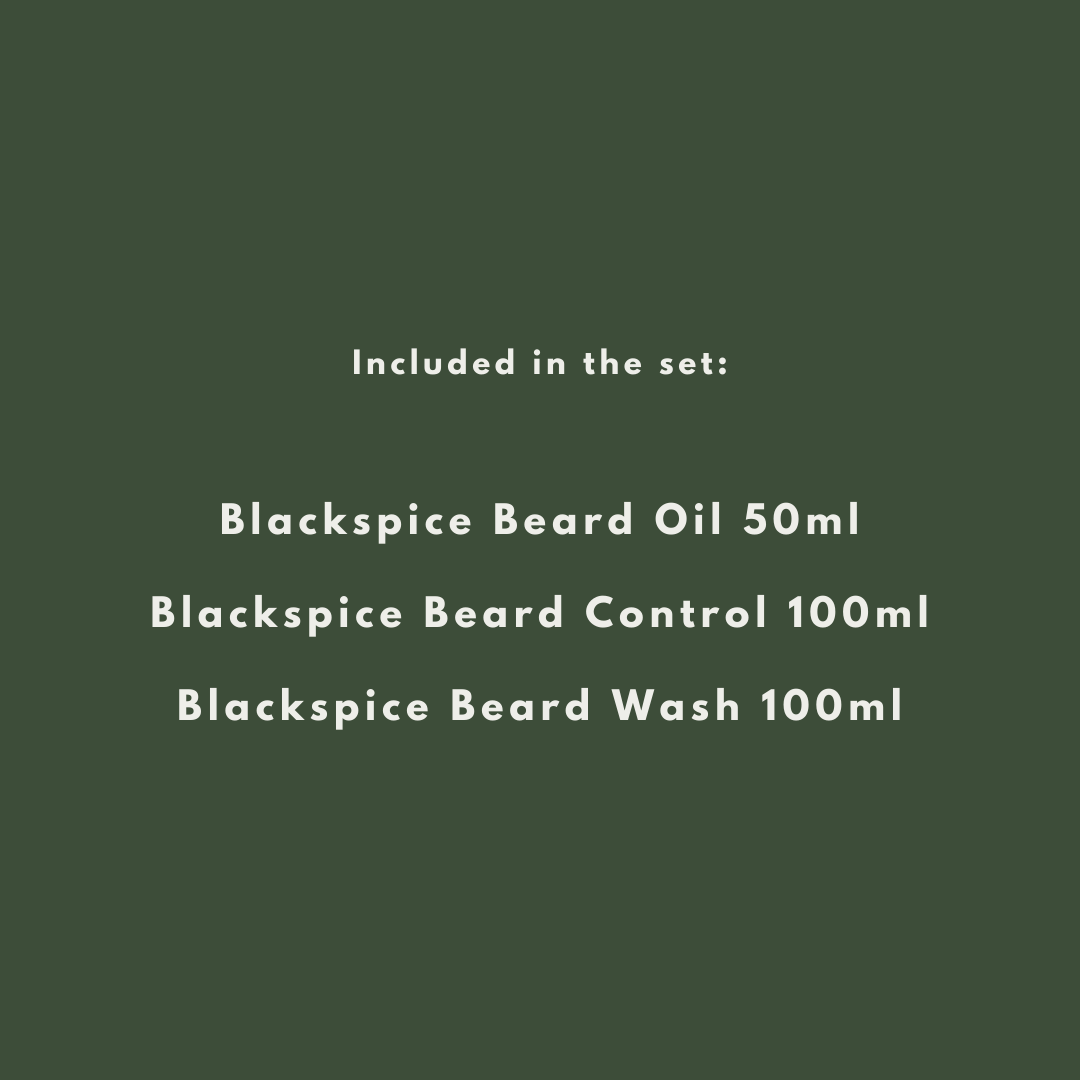 ManCave – wholesale Beard styling product – Mens Gift Set | mens beard set | 3 Products | mens gifts3