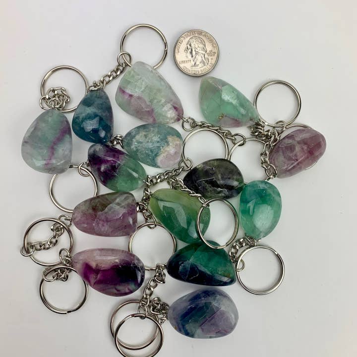 Pelham Grayson Rose - Wholesale Keychain - Unisex - Fluorite Keychains | 30-40mm1
