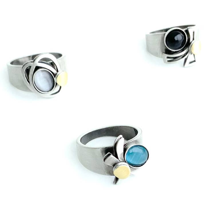 Christophe Poly / Crono Design - Wholesale Jewelry Set - RINGS Prepack (DR12) - 15 Rings & Free Displays52