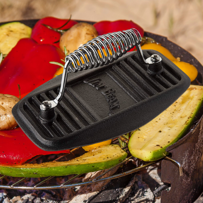 Style Asia - Wholesale Kitchen Tool/Gadget - Jim Beam 9" Stainless Steel Cast Iron Meat Press6