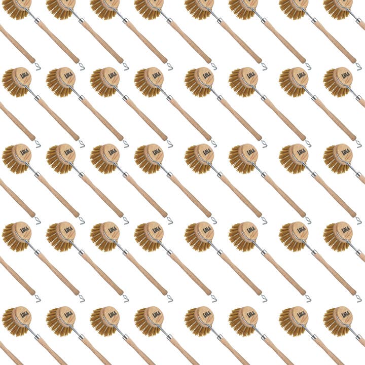 Eco-Friendly Birch Wood Dishwashing & Vegetable Brush Pack for wholesale by LOLA