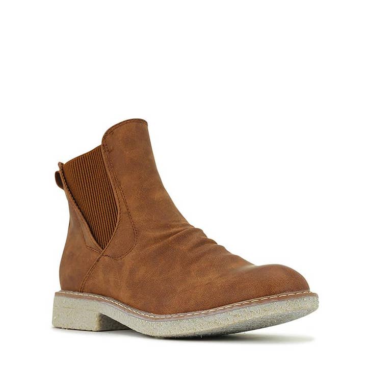 Los Cabos Women's Bona Soft Ruched Flat Comfort Bootie for wholesale by Los Cabos