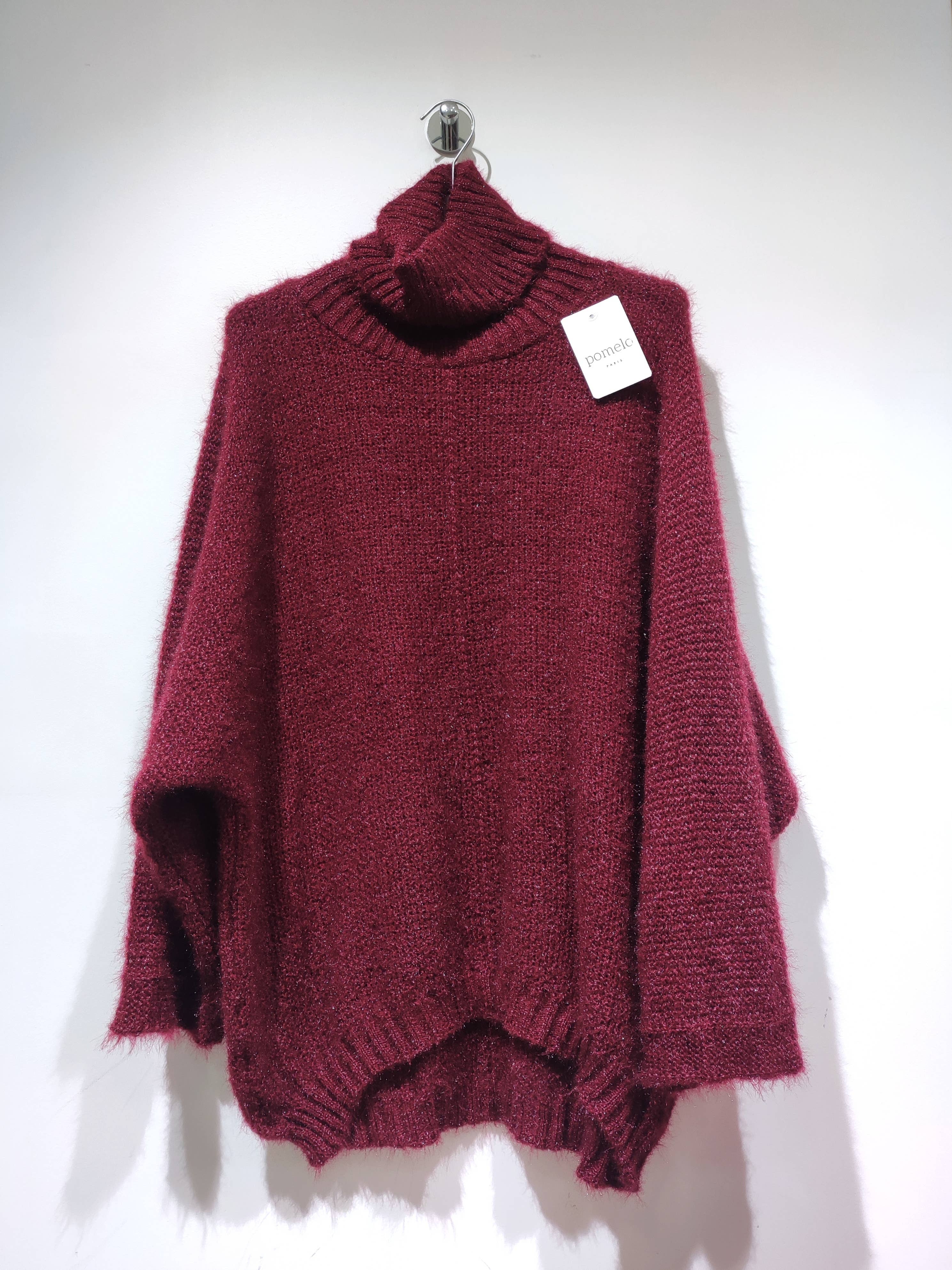 Pomelo paris – Großhandel Strickpullover – Damen – CANDY Rollkragenpullover AH2615