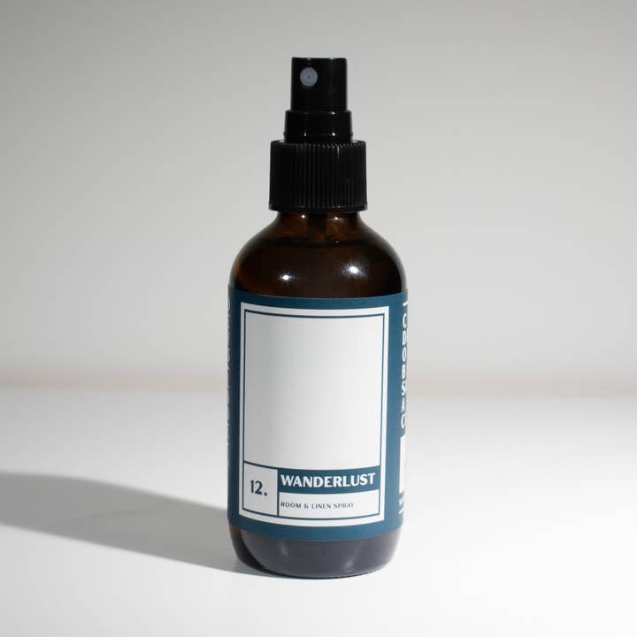 Wanderlust Room + Linen Spray for engroshandel hos Redwood Candle Co.