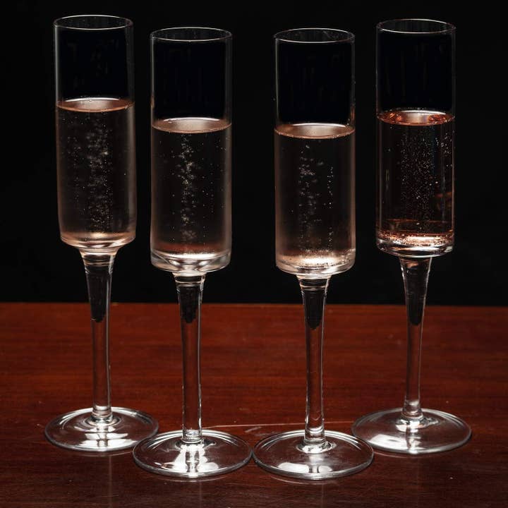 Lemonsoda - Wholesale Champagne Flute - Champagne Flutes - Crystal Mimosa Glasses 6 oz (1pc)