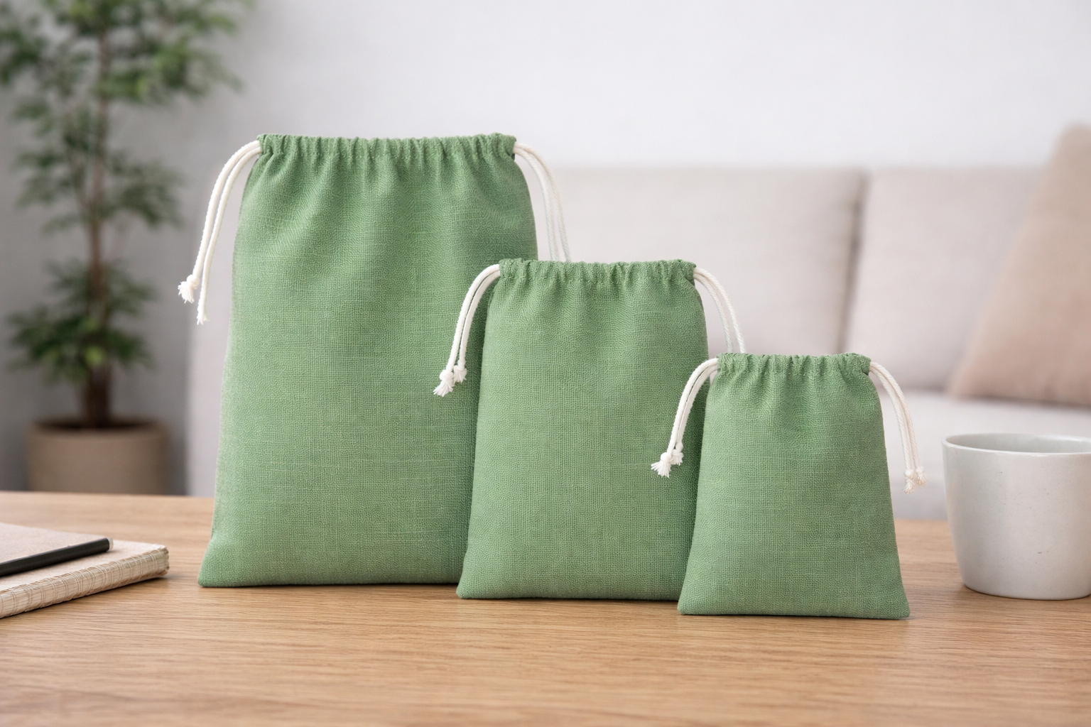 House of Kraft - Wholesale Gift Bag - Canvas Coloured Drawstring Pouch | Gift Bags | Canvas Bags21