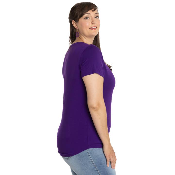 Flying Colors Apparel - Wholesale T-Shirt - Women's - The Scarlet Scoop Neck Tee7