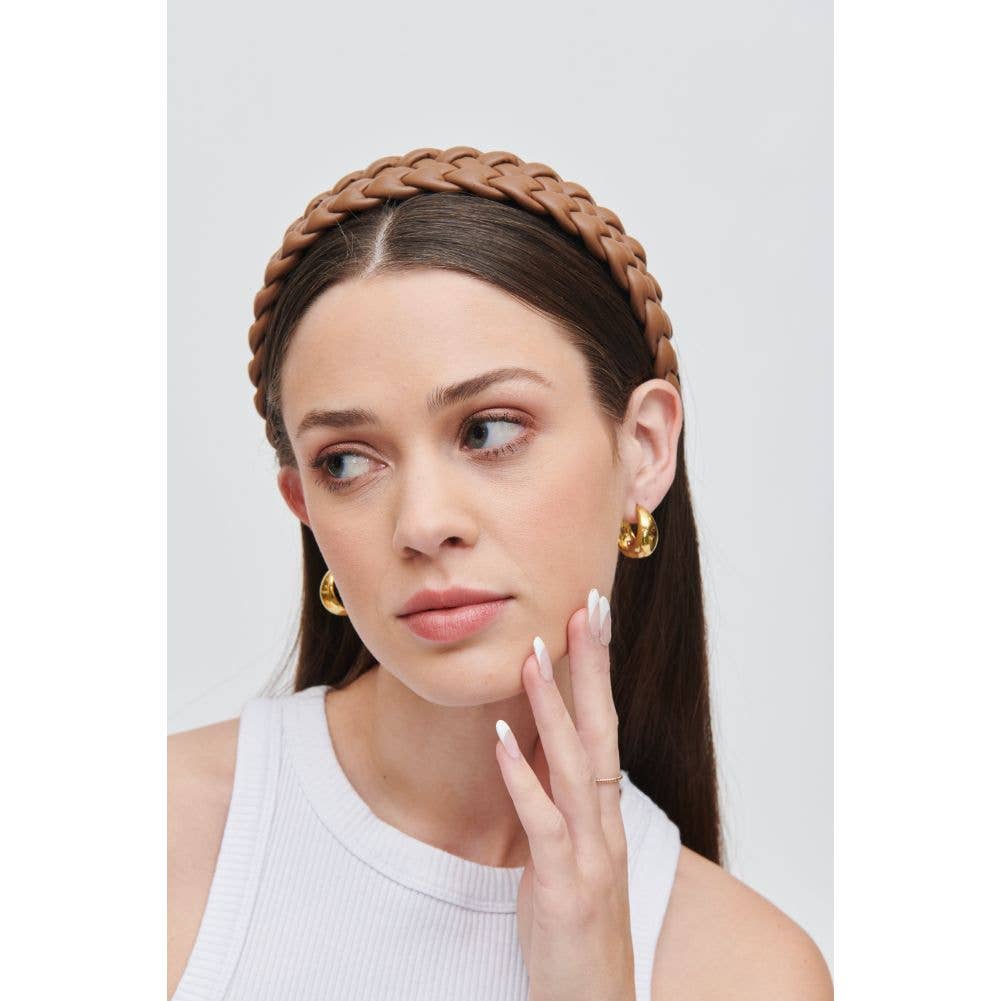 Urban Expressions - Wholesale Fashion Headband - Women's - Braided Vegan Leather Headband4