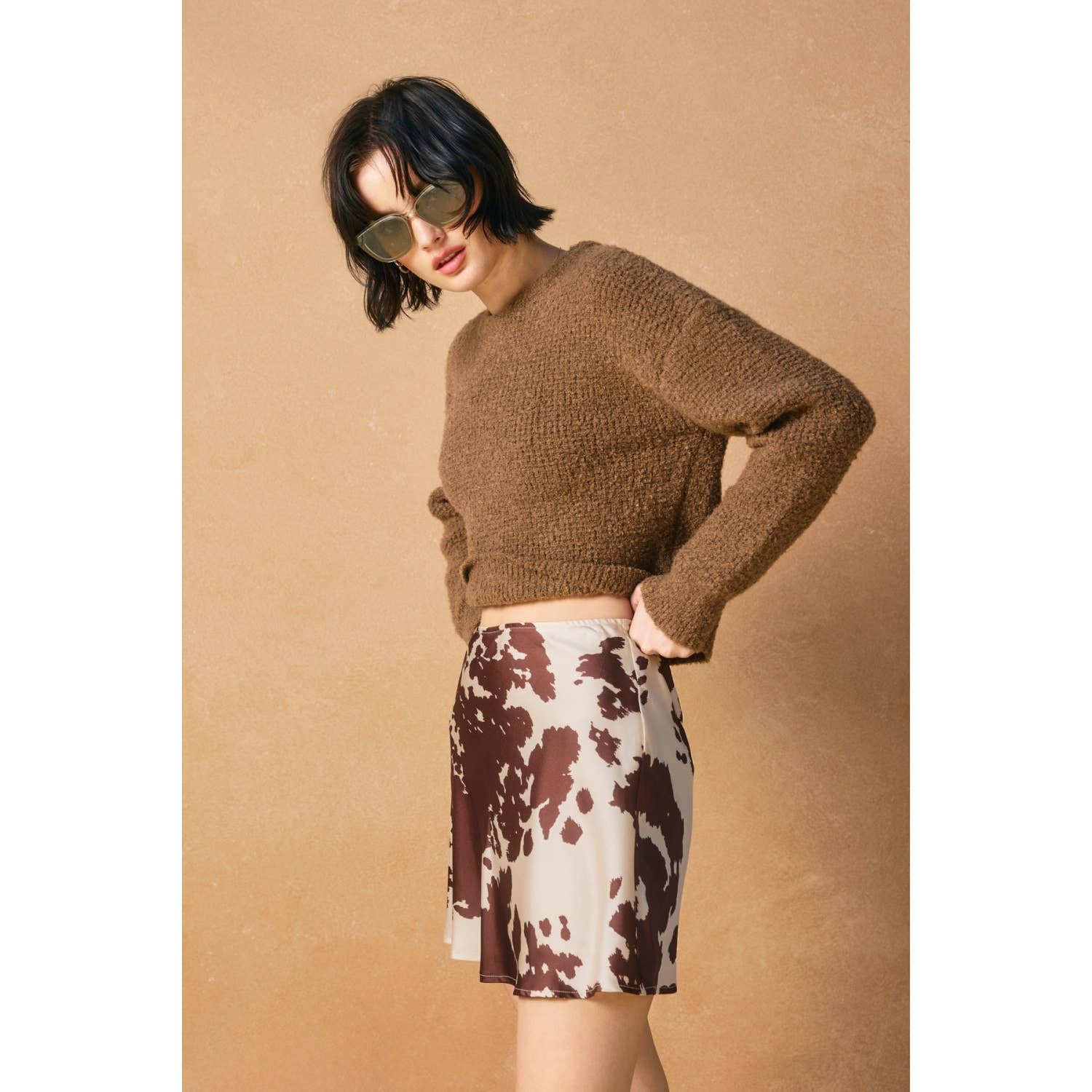 Dress Forum - Venta al por mayor Jersey de punto - Mujer - Jersey de cuello redondo Peach Fuzz6