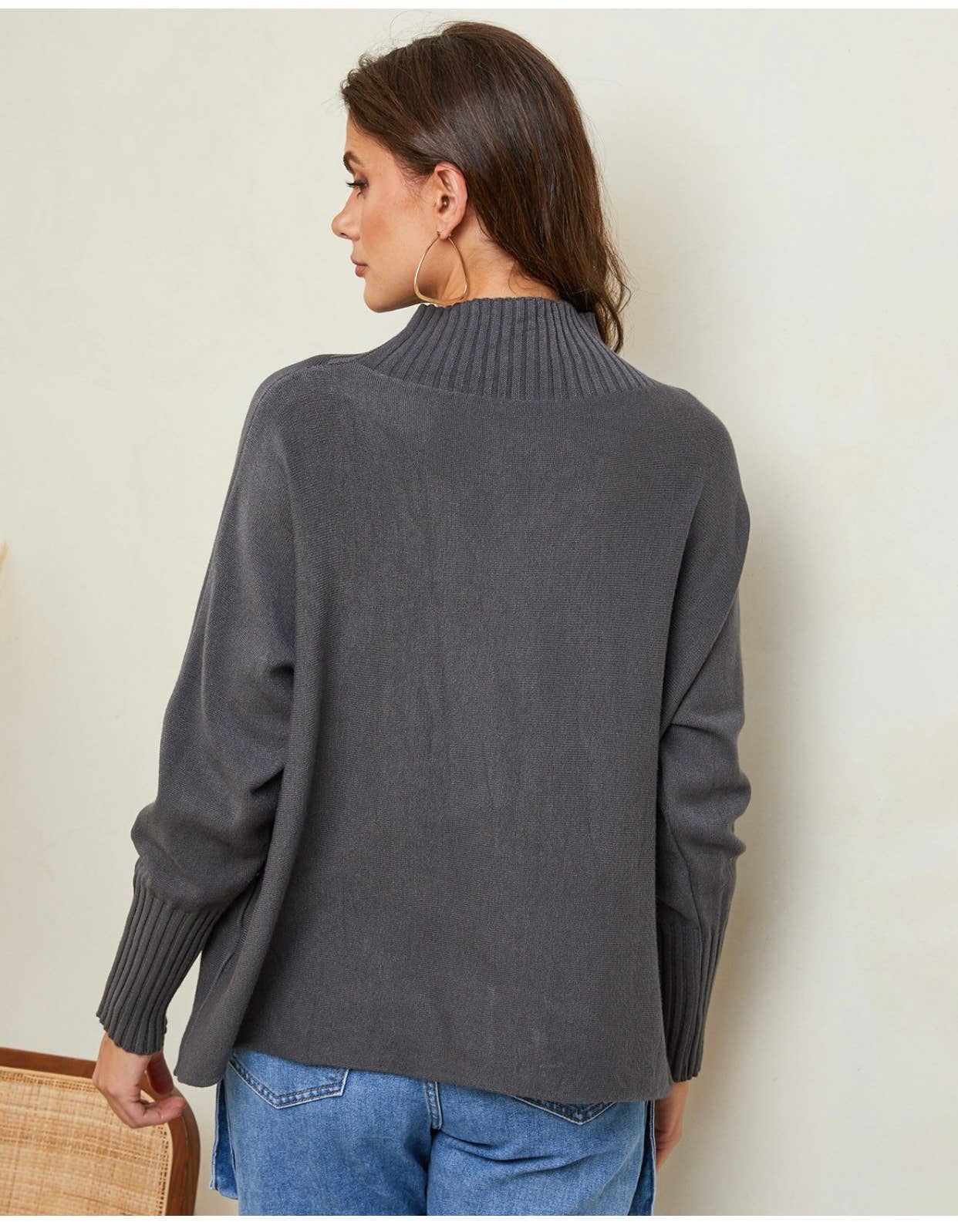 LÉA & LUC - Wholesale Pullover-trui - Dames - Trui met hoge hals REF. 612336