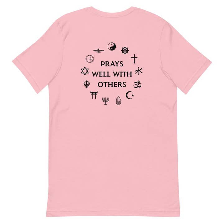 Prays Well With Others Kurzärmliges Unisex-T-Shirt für den Großhandel von VOLTLIN