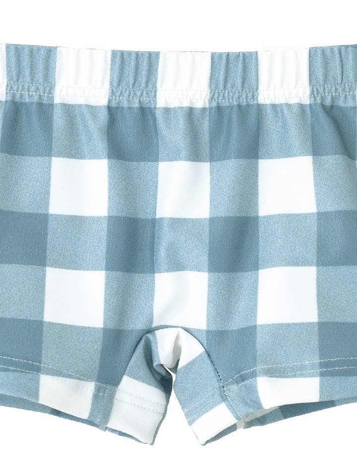 Summer Checkered Swim Boxers - Ref: 26016 for wholesale by Creaciones Calamaro, S.L