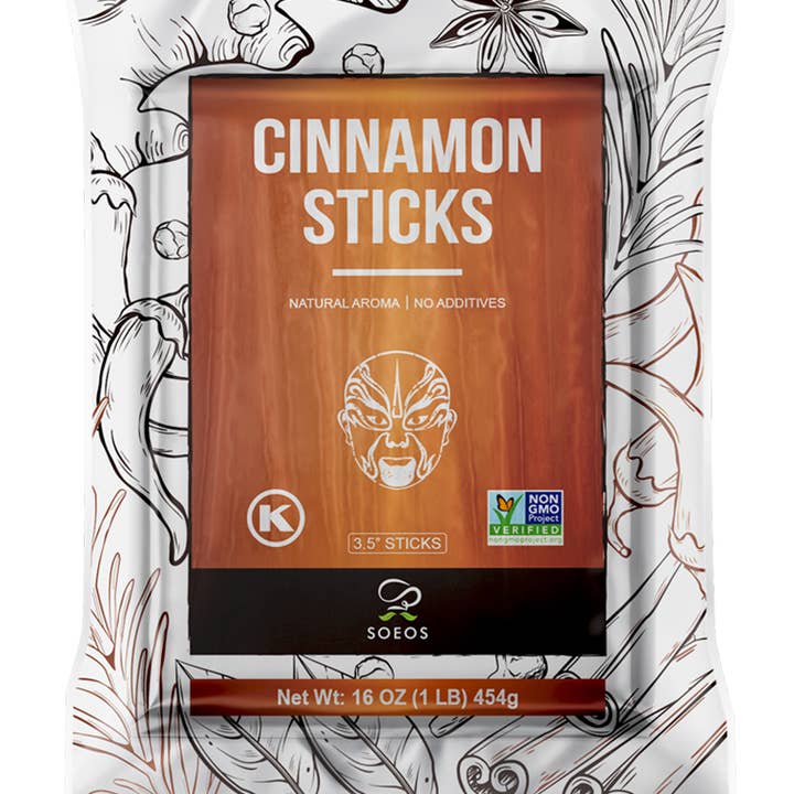 Soeos kanelstänger, 16oz (454g) för wholesale av soeos