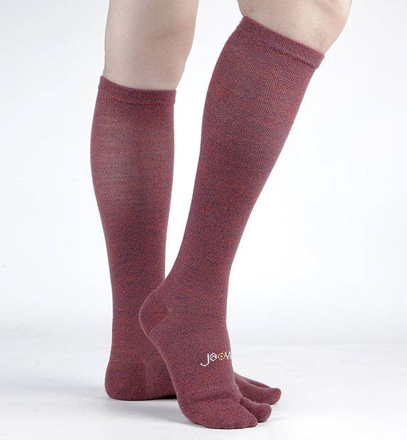 Ja-vie - Vente Chaussettes – femme - Chaussettes de compression à orteil séparé en laine mérinos riche à 76%18