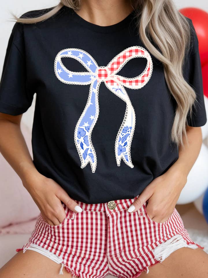 Patriotic Coquette Bow for wholesale by Impressions by Prestige