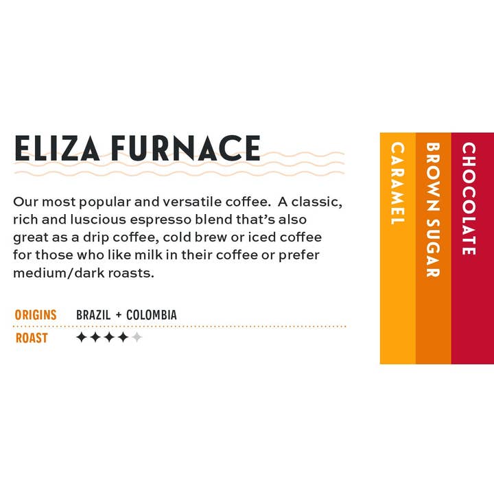 Eliza Furnace for wholesale by De Fer Coffee & Tea