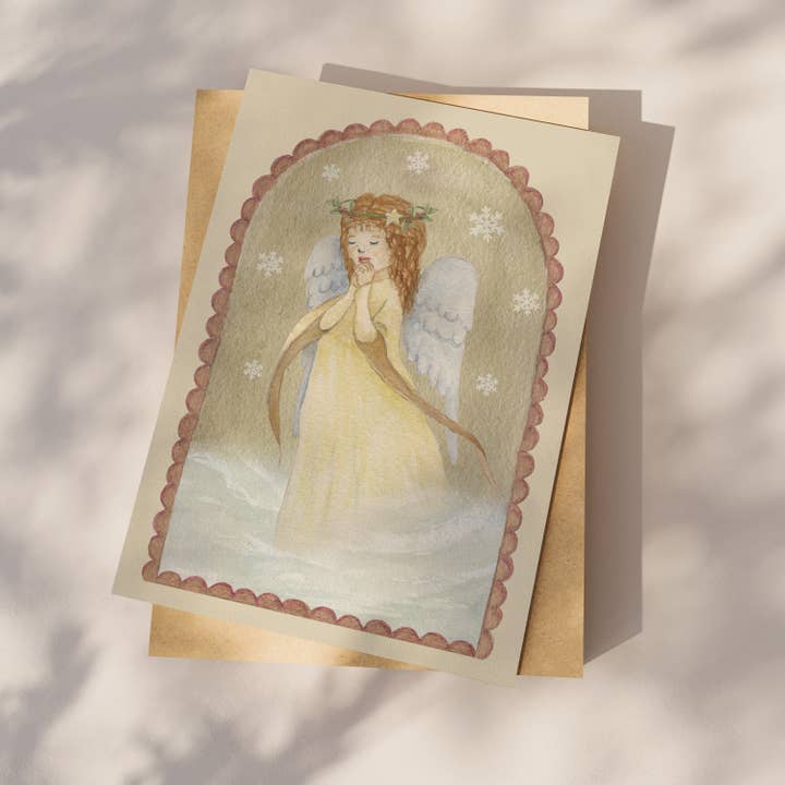 Appeloogje - Wholesale Everyday Greeting Card - Postcard angel1