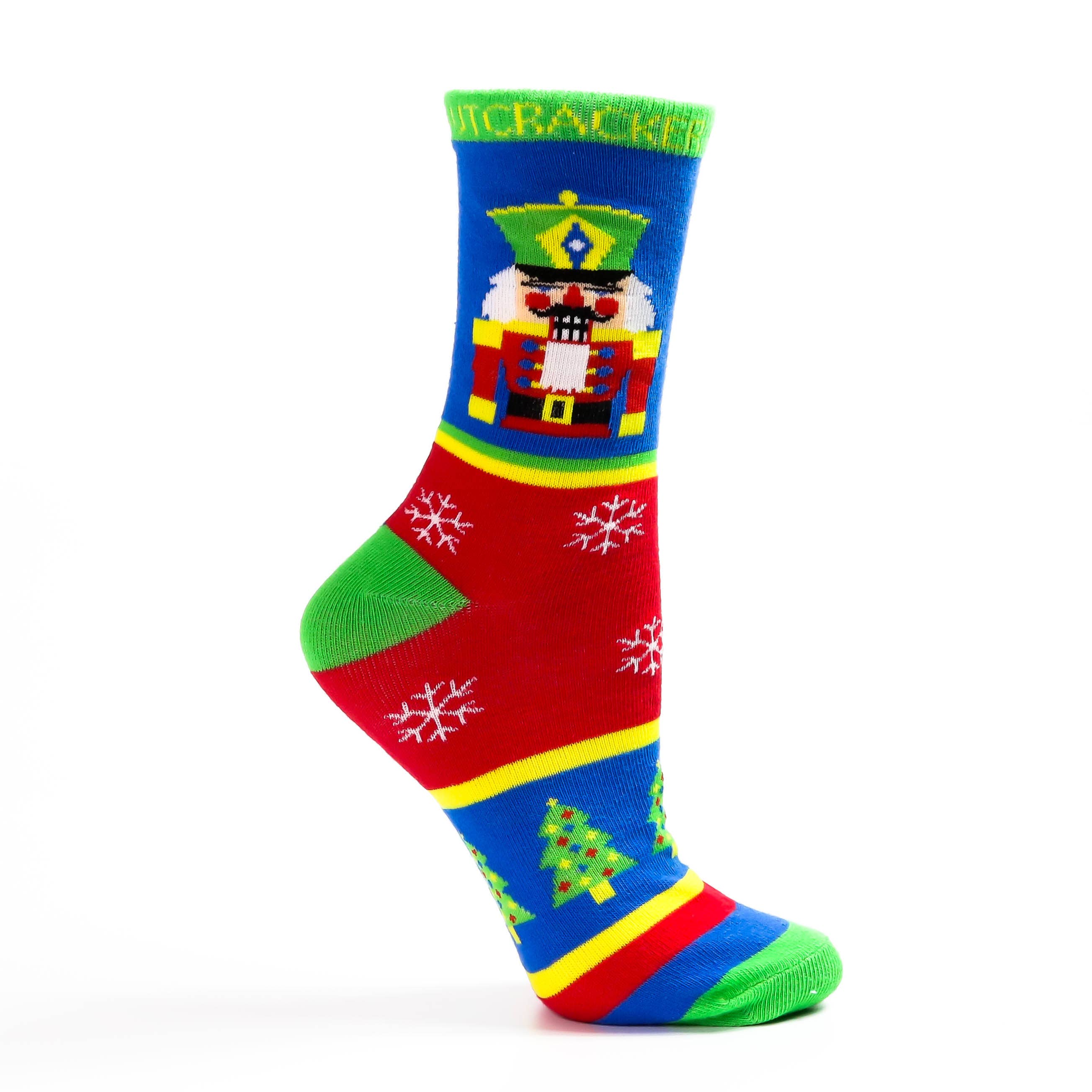 Nutcracker Ballet Gifts - Wholesale Socks - Women's - Multicolor Christmas Nutcracker Lightweight Socks1