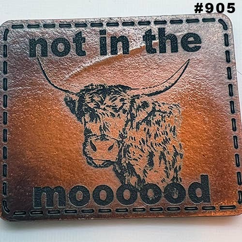 Wild Heritage Apparel - Wholesale Hat Accessory - Men's - Custom Engraved Leather Hat Patch28