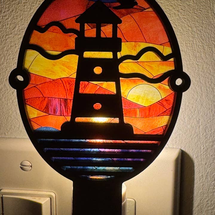 Lighthouse Nightlight Coastal Beach Decor for wholesale by Tara’s Craft Room