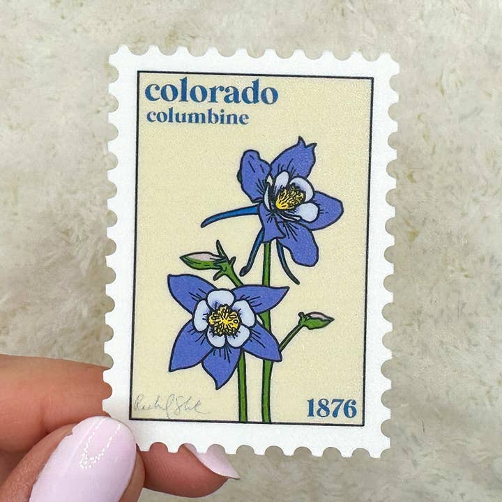 Colorado Stamp Sticker for wholesale by Slik Art and Design