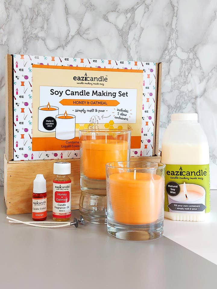 Eazicandle Soy Candle Making - Honey & Oatmeal Fragrance for wholesale by EAZICRAFT