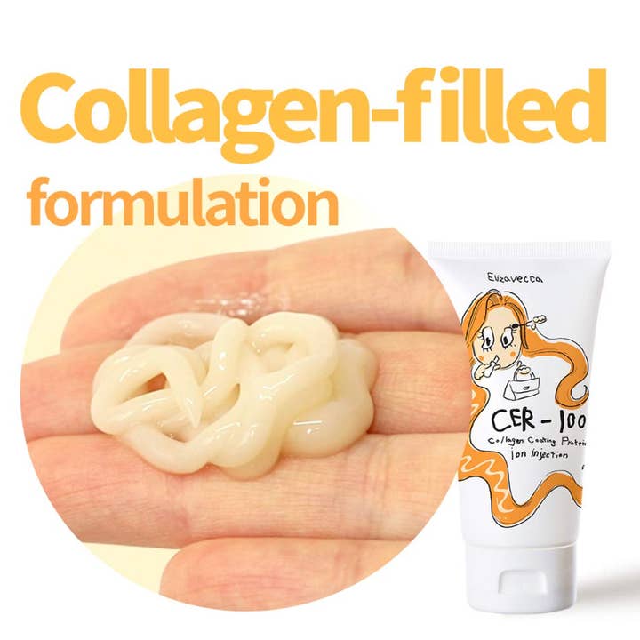 Best Beauty Group - Wholesale Hair Mask - ELIZAVECCA CER-100 Collagen Coating Ion Injection Hair Care4