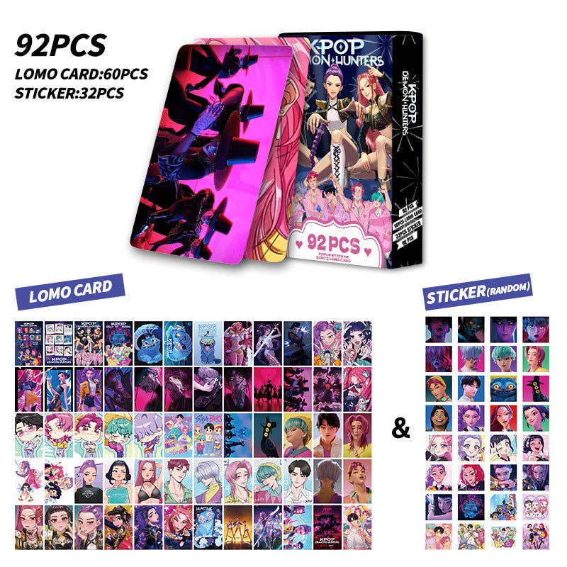 Auraquise - Wholesale Sticker - Kids & Baby - Kpop Demon Hunters Holographic Photocard Set Double-Sided LOMO Cards Mini Stickers & Collectible Flash Cards13