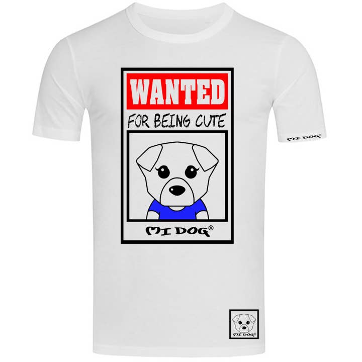 Mi Dog, Mens, Wanted For Being Cute Regular Fit for wholesale by MI DOG