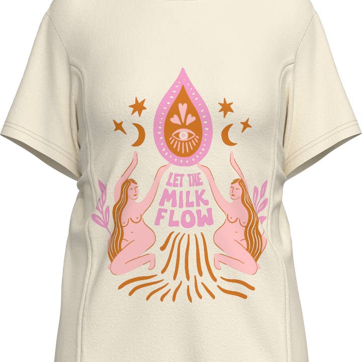 COTTON MILK - Wholesale Nursing top – Maternity - Breastfeeding T-shirt Milk Is The Answer1