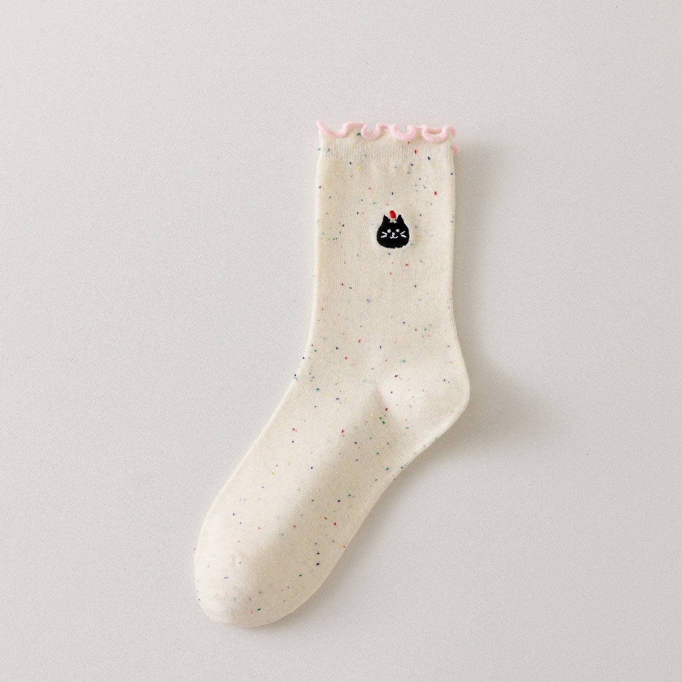 Tites Chaussettes - Wholesale Socks - Women's - Animal Head & Flying Women's Socks I 35-412