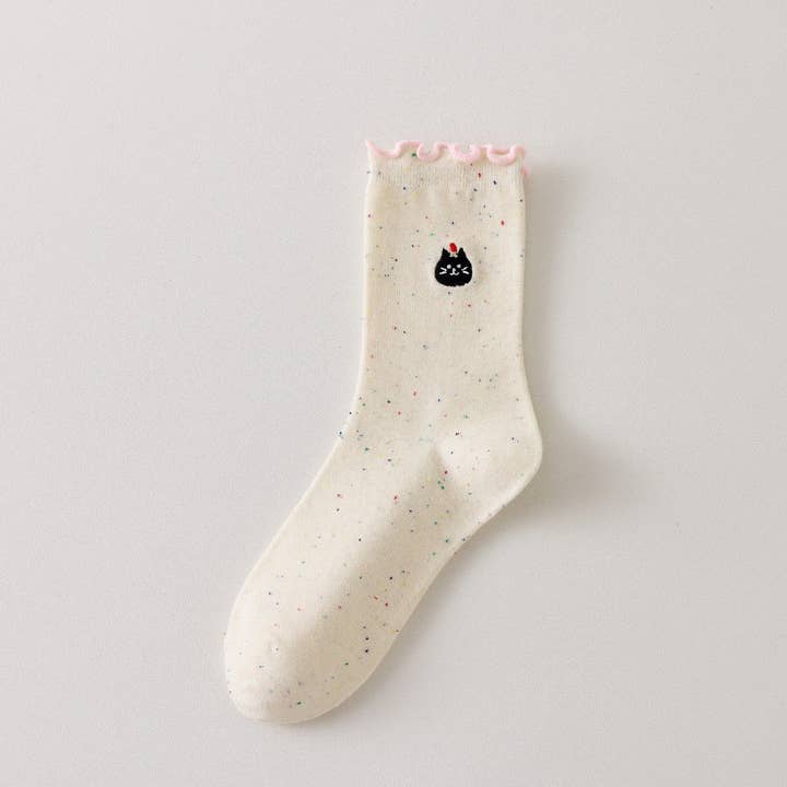 Tites Chaussettes - Wholesale Socks - Women's - Animal Head & Flying Women's Socks I 35-412