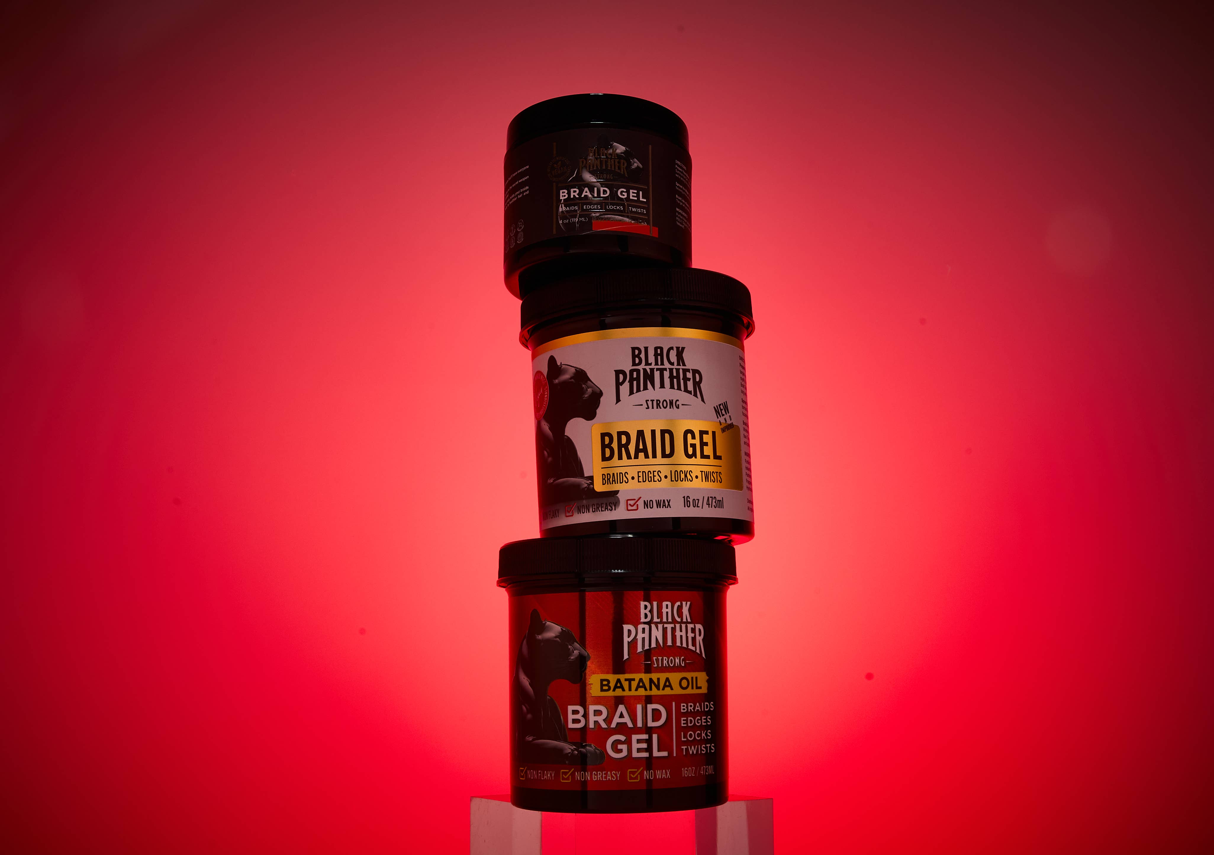 blackpantherstrong - Vendita all'ingrosso Gel/Mousse per acconciature - Gel per Treccine all’Olio di Batana 2-in-1 - Condizionante durante l’Intreccio1