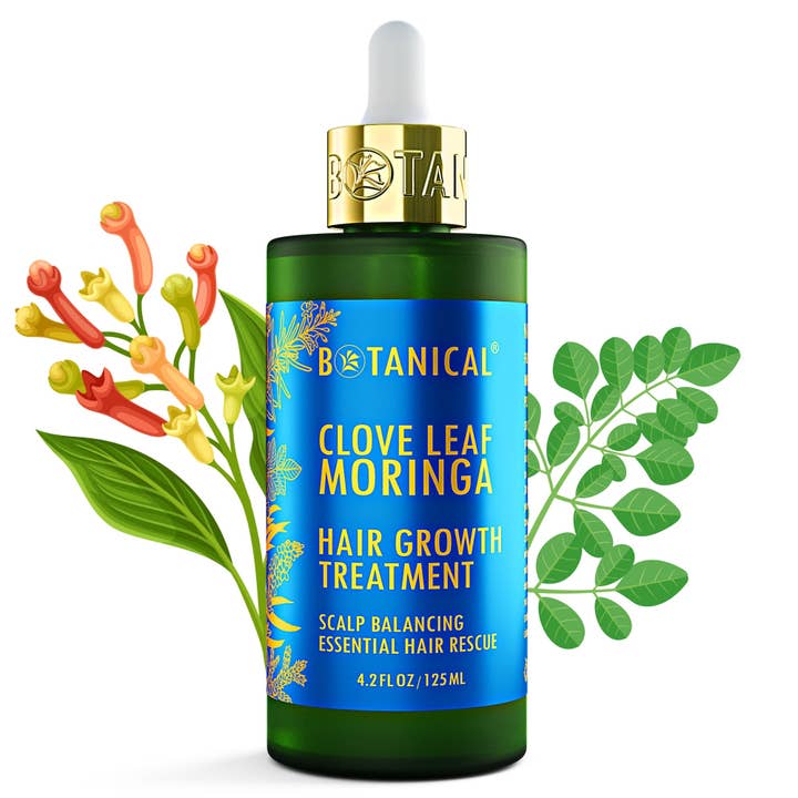 Hair Growth Pre-Shampoo Treatment - Clove Leaf & Moringa - Scalp Balancing for wholesale by Botanical Green Lab