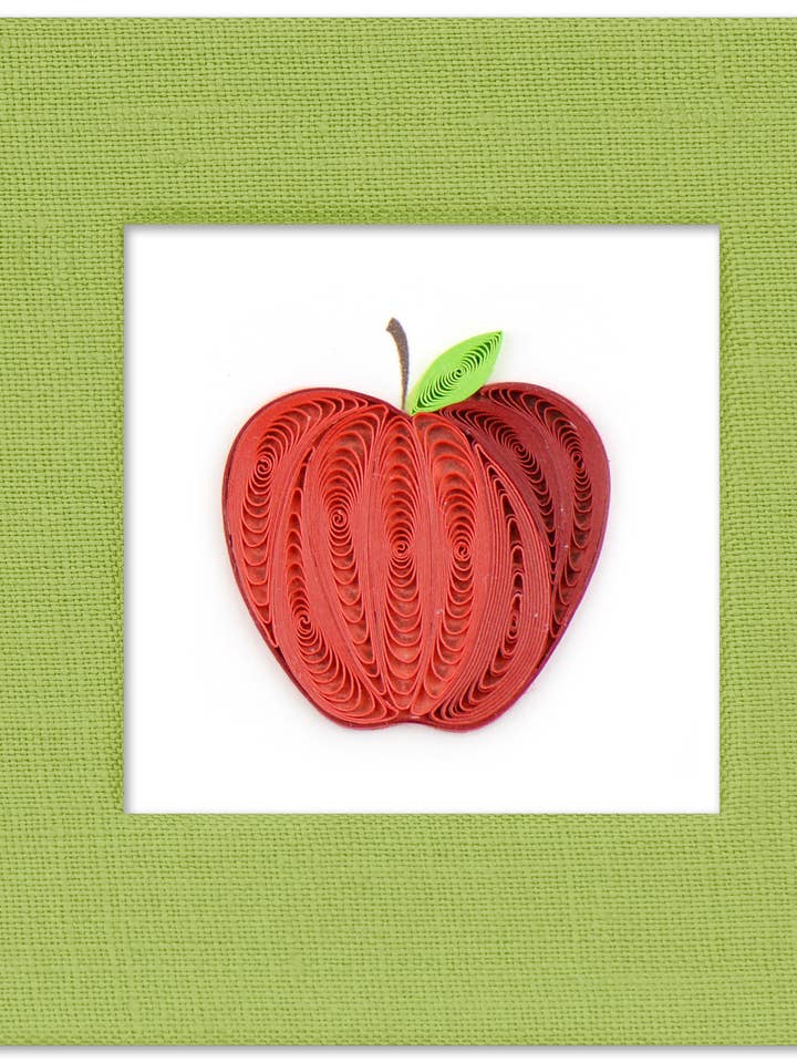 Apple Sticky Note Pad Cover for wholesale by Quilling Card