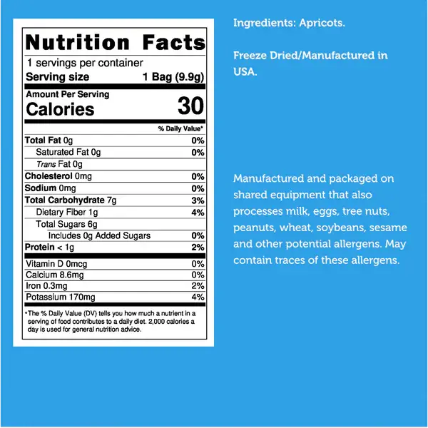 Arctic Farms - Wholesale Dried/Dehydrated Fruit - Arctic Farms Garden Freeze Dried Apricots (100% Real Fruit)1