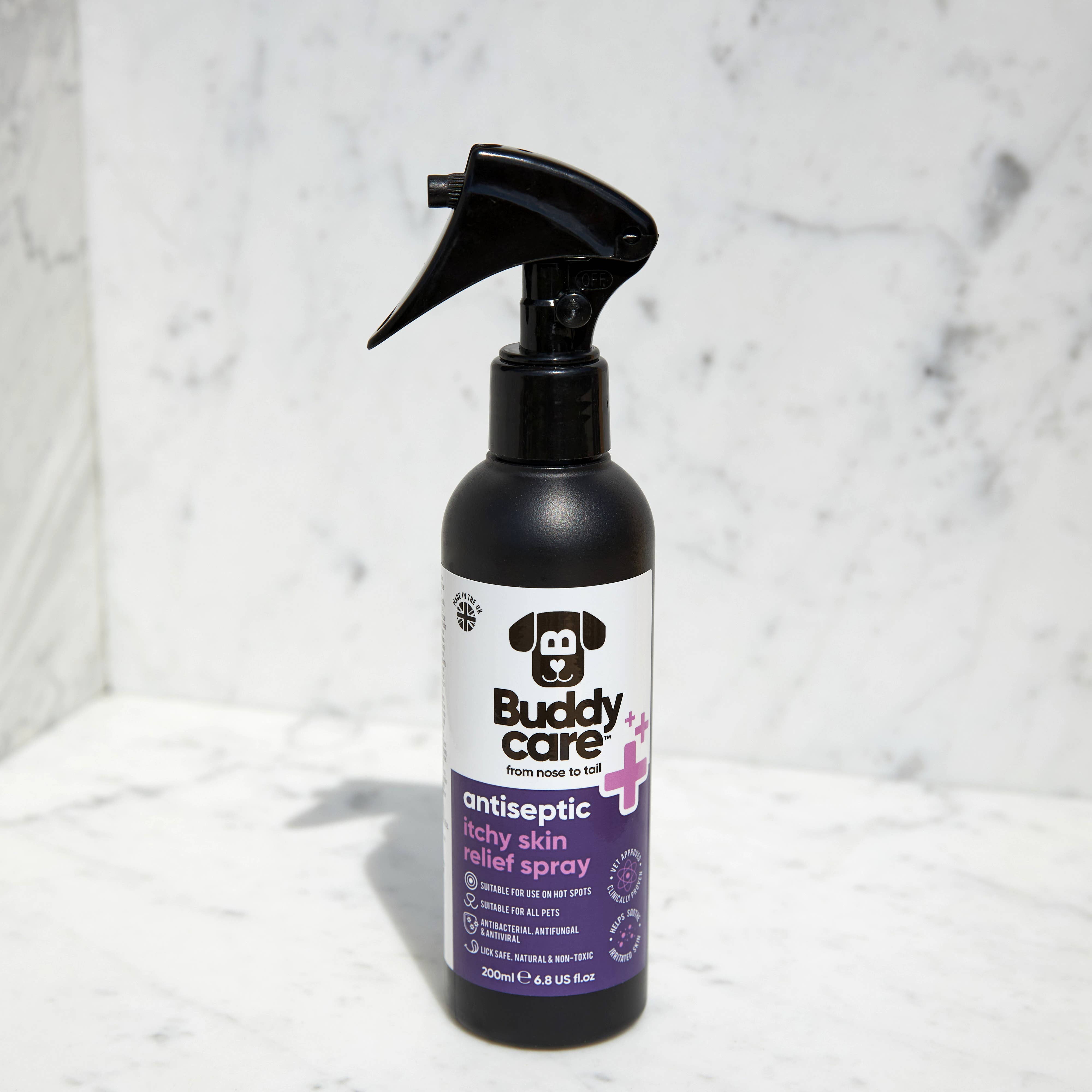 Buddycare - Wholesale Pet Spray - Dog - Pet Antiseptic Itchy Skin Relief Spray - 6.76 fl oz2