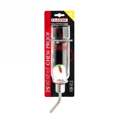 Classic Pet Products - Wholesale Pet water bottle – Dog - Glass Drinking Bottle - 350ml - Pack of 60