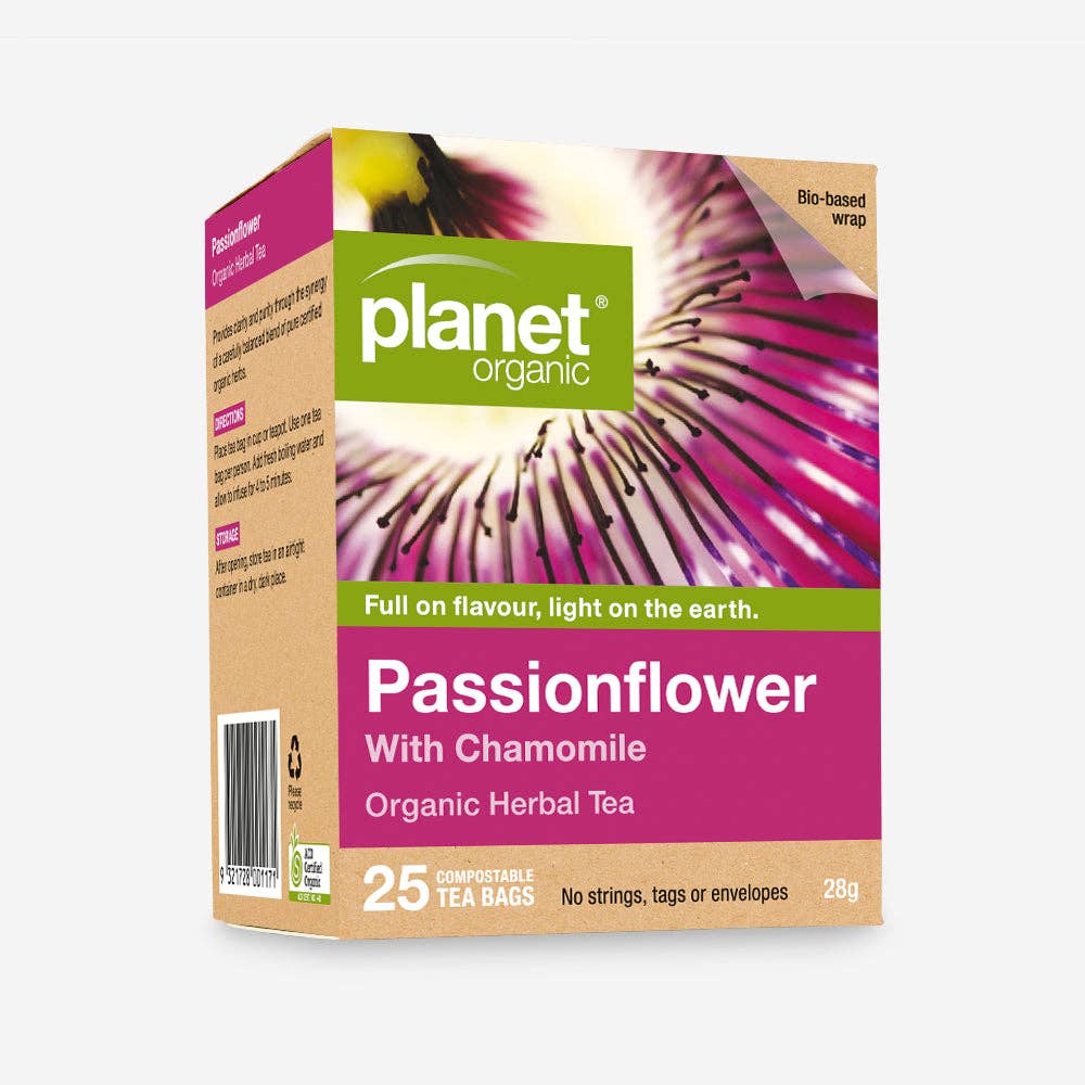Planet Organic – wholesale Tepåsar – Passionflower Tepåsar0