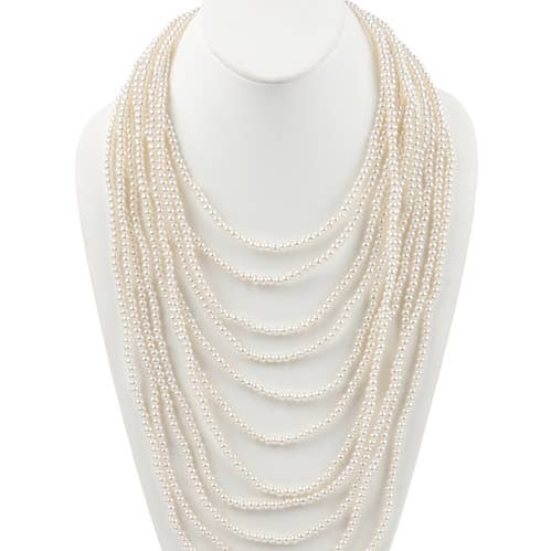 Multi Layer Pearl Beads Statement Necklace and other Purchase Wholesale chunky necklace beads. Free Returns & Net 60 Terms on Faire trending on Faire.