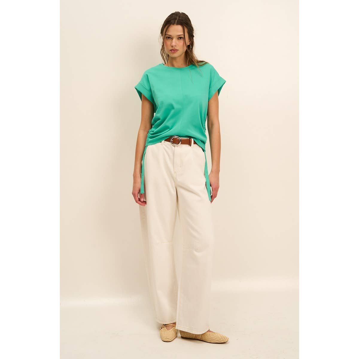 The GREii - Wholesale Knit Top - Women's - Soft Side Bow Knit Top3