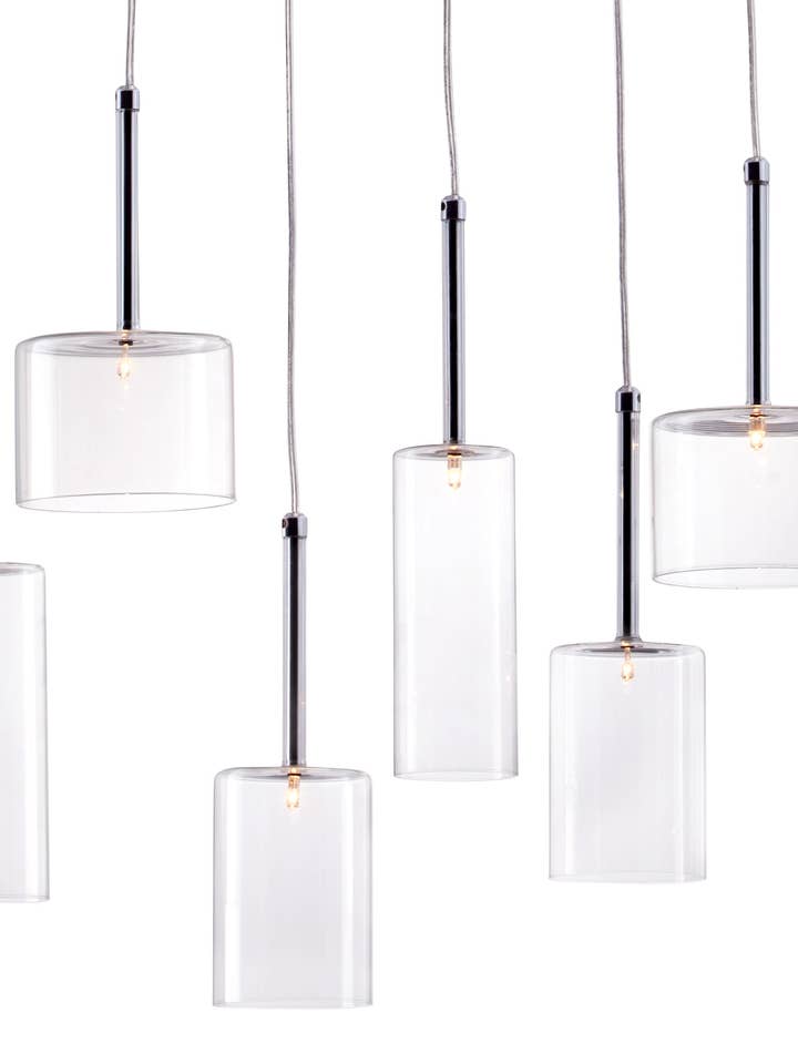 Lampe de plafond Hale Clear pour la vente par Zuo Modern