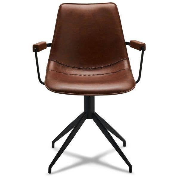 Furnhouse - Wholesale Chair - Set of 2 Light Brown Dining Chairs with Armrests Isabel3