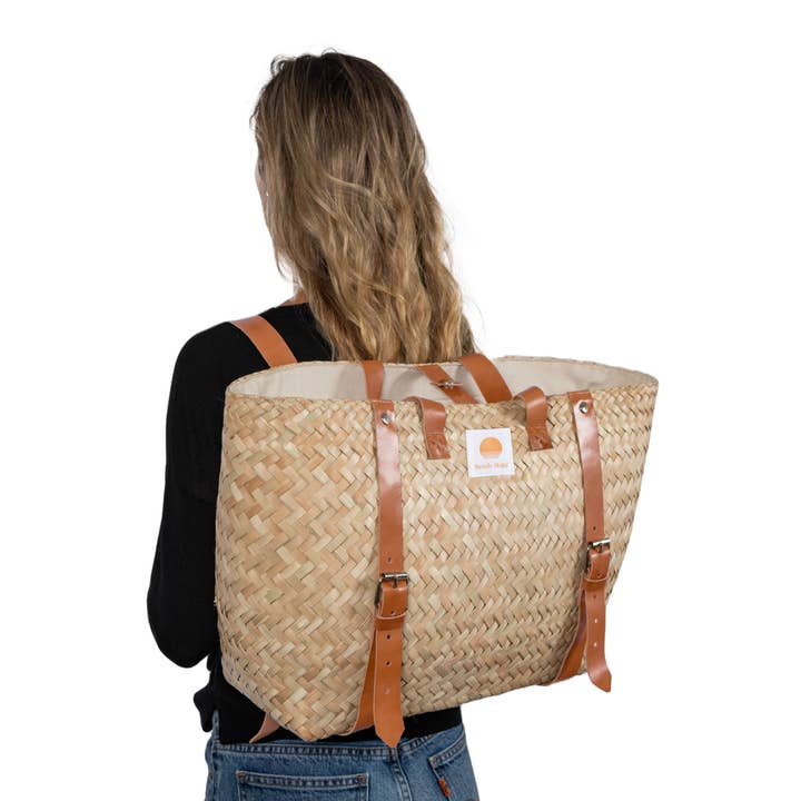 Picnic Time Family of Brands - Wholesale Cooler/Cooler Bag - Hermosa Insulated Woven Seagrass Beach Cooler Bag21