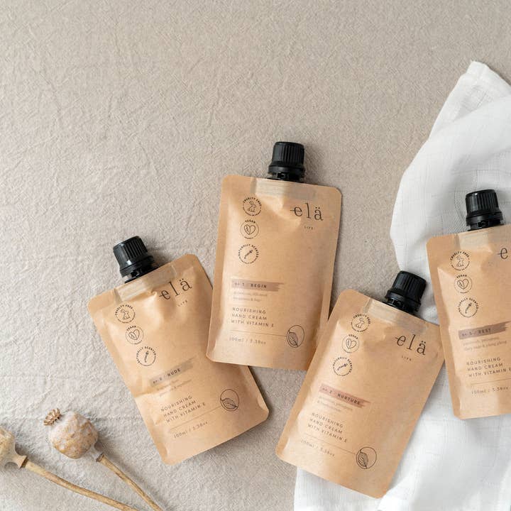 Elä Wellness Ltd - Vente Crèmes/lotions pour les mains - Crème pour les mains à la vitamine E Nurture No 2 100 ml2