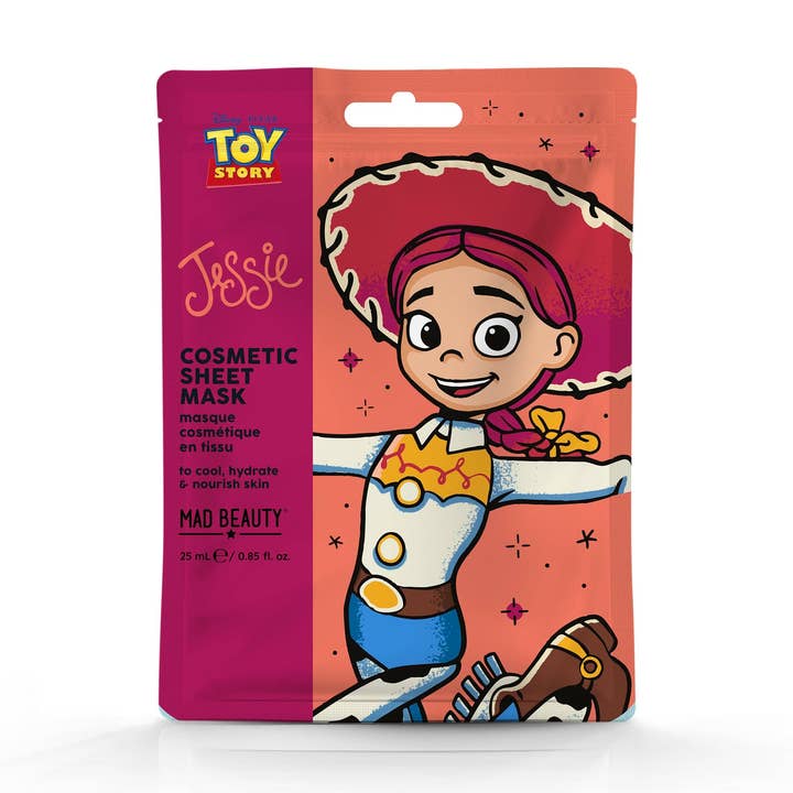 Maschera viso cosmetica Toy Story - Jessie per la vendita all'ingrosso da parte di Mad Beauty