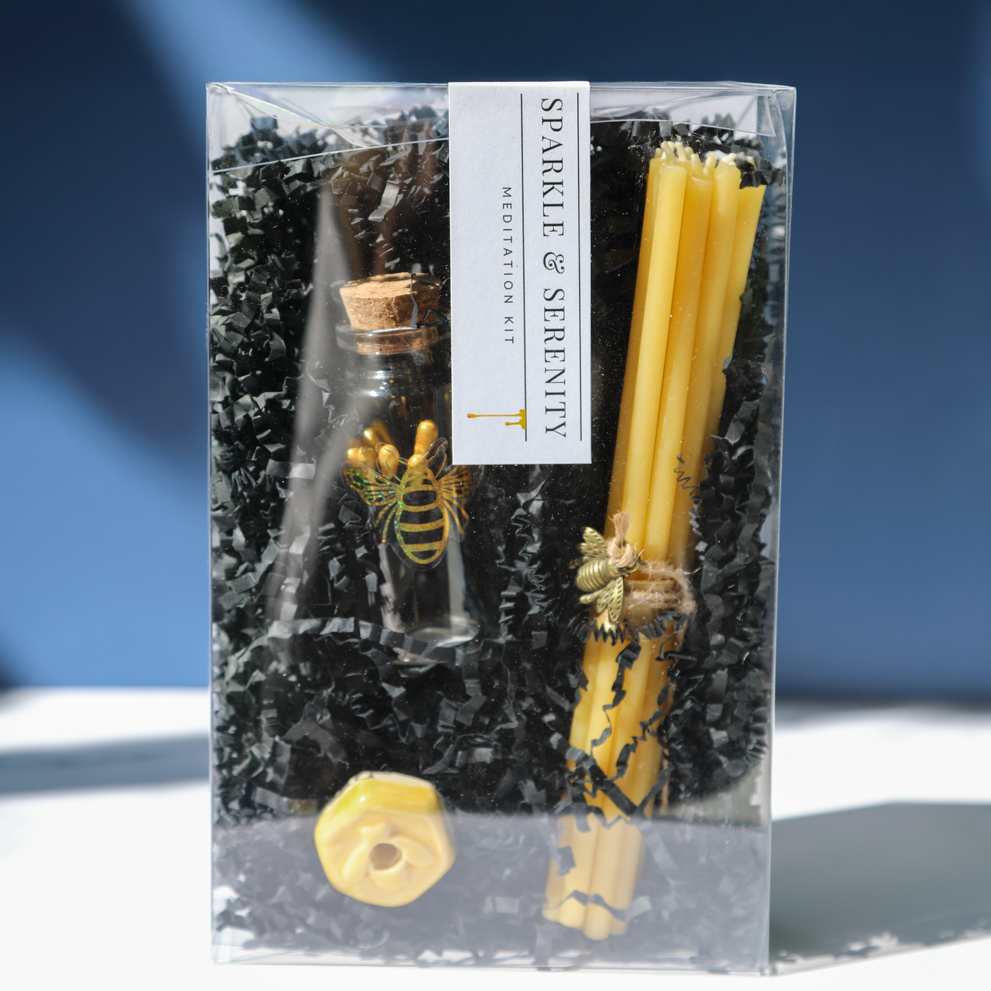 The Enchanted Hive - Wholesale Meditation Supplies - Sparkle & Serenity BEE STILL Personal Meditation Kit1