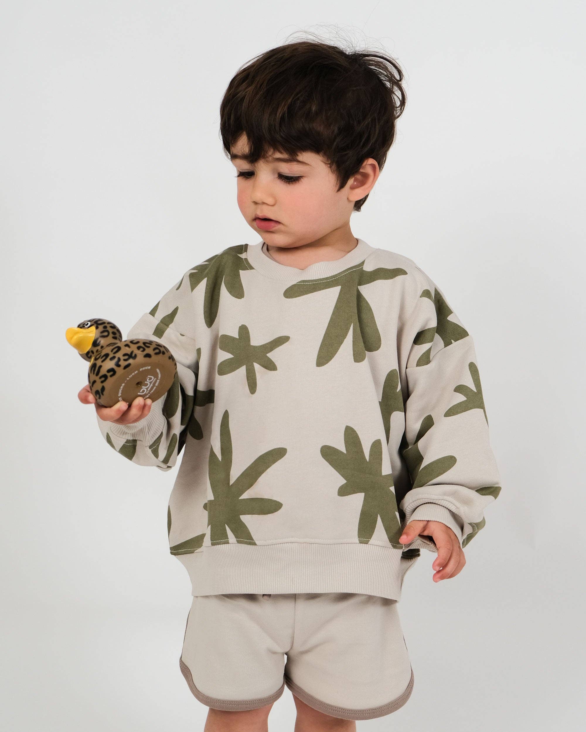 Babu - Wholesale Sweatshirt - Kids - Sweatshirt - Olive Star2
